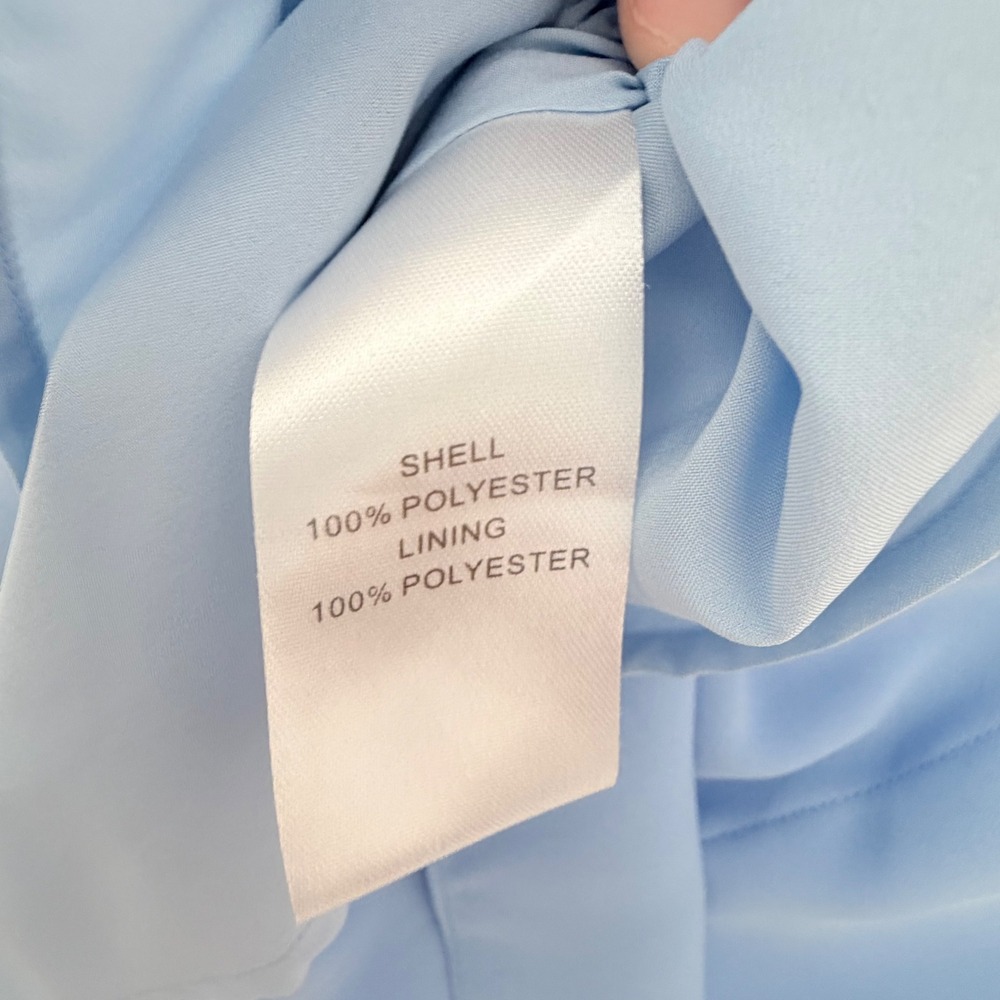 Anna Cate‎ Eva Light Blue V-Neck Caftan Shift Dress Small Coastal Easter Spring - Picture 8 of 8